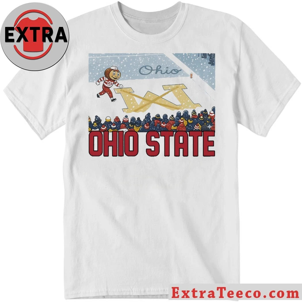 Official Brutus Ohio State Snow Fan Football Shirt