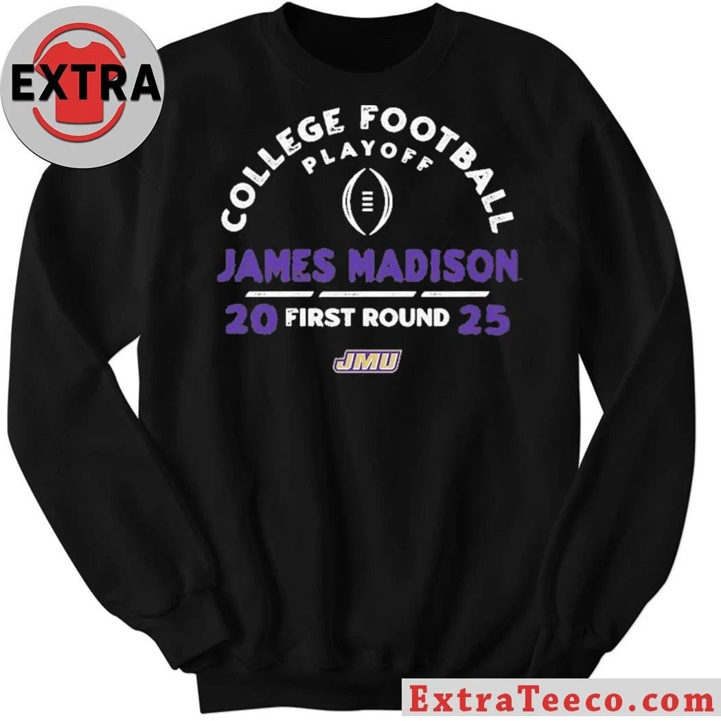 Official College Football Playoff 2025 First Round James Madison Dukes Logo Shirt