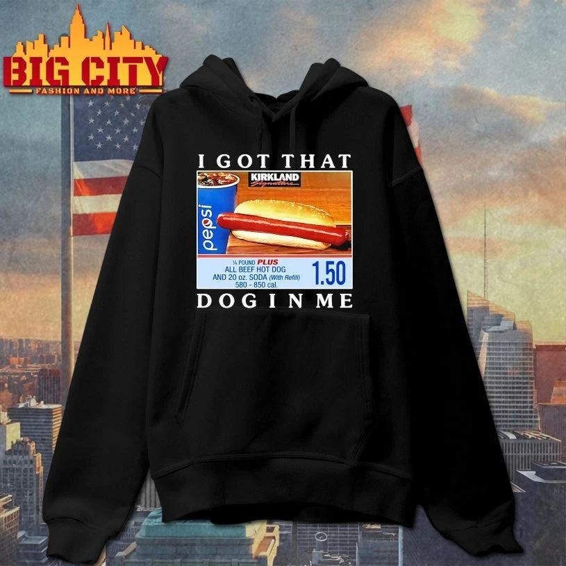 Official Costco Hot Dog Combo I Got That Dog In Me Shirt