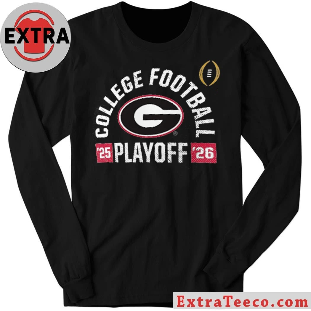 Official Georgia Bulldogs 2025-26 College Football Playoff Touchdown Glory Shirt