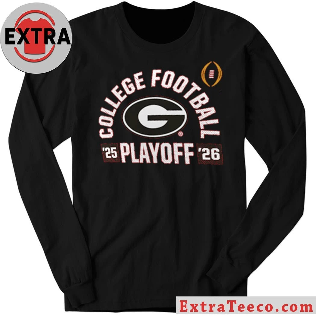 Official Georgia Bulldogs College Football Playoff 2025-26 Touchdown Glory Shirt