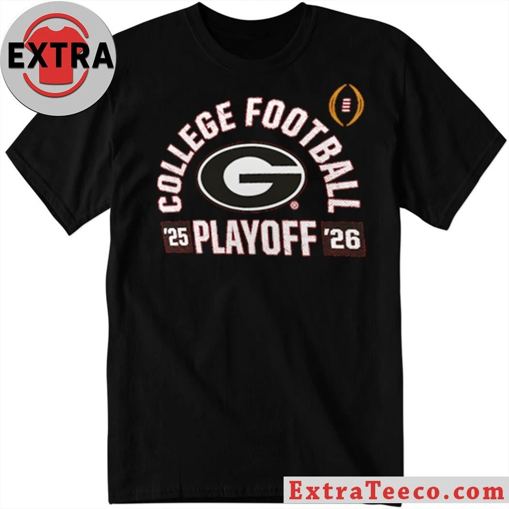 Official Georgia Bulldogs College Football Playoff 2025-26 Touchdown Glory Shirt