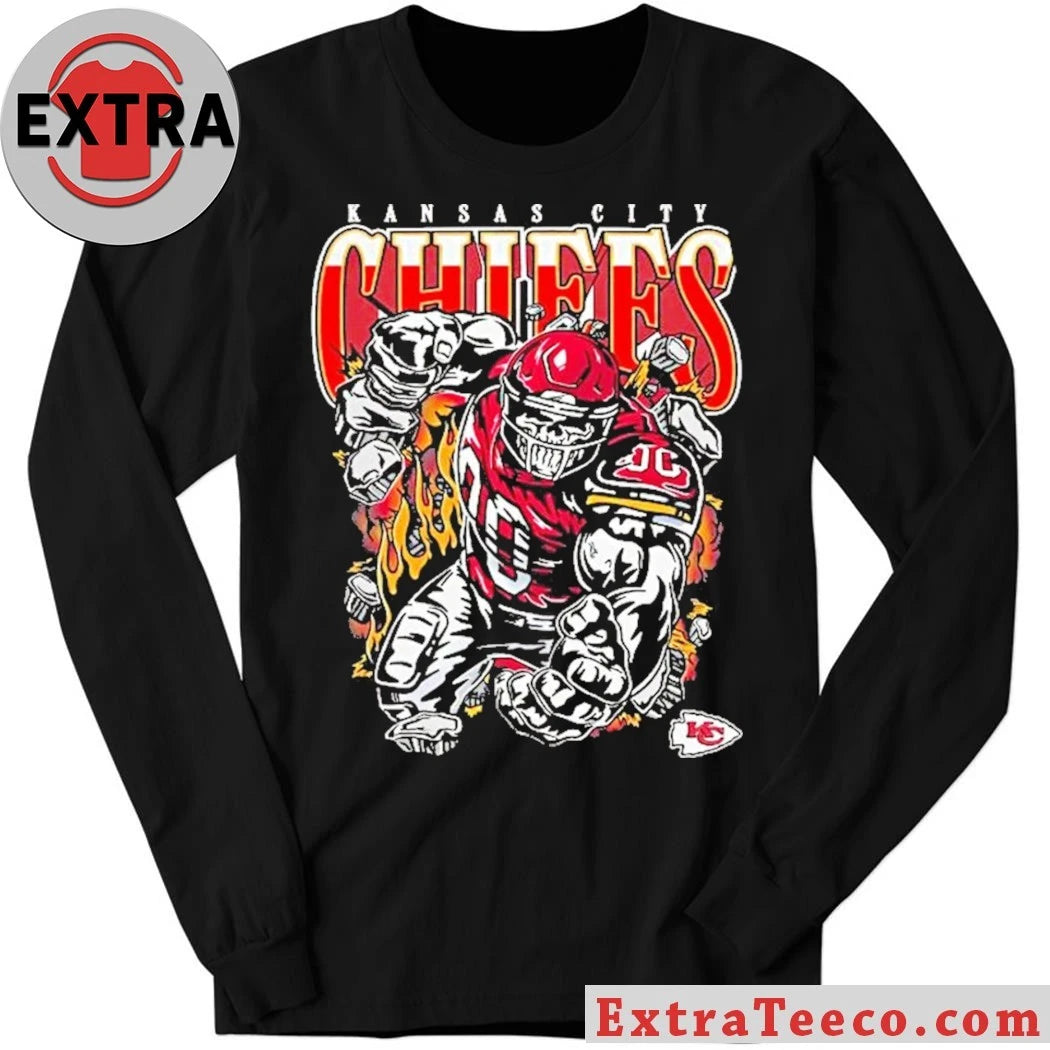 Official Kansas City Chiefs Pass Rush Tri-Blend by Fanatics Logo Shirt