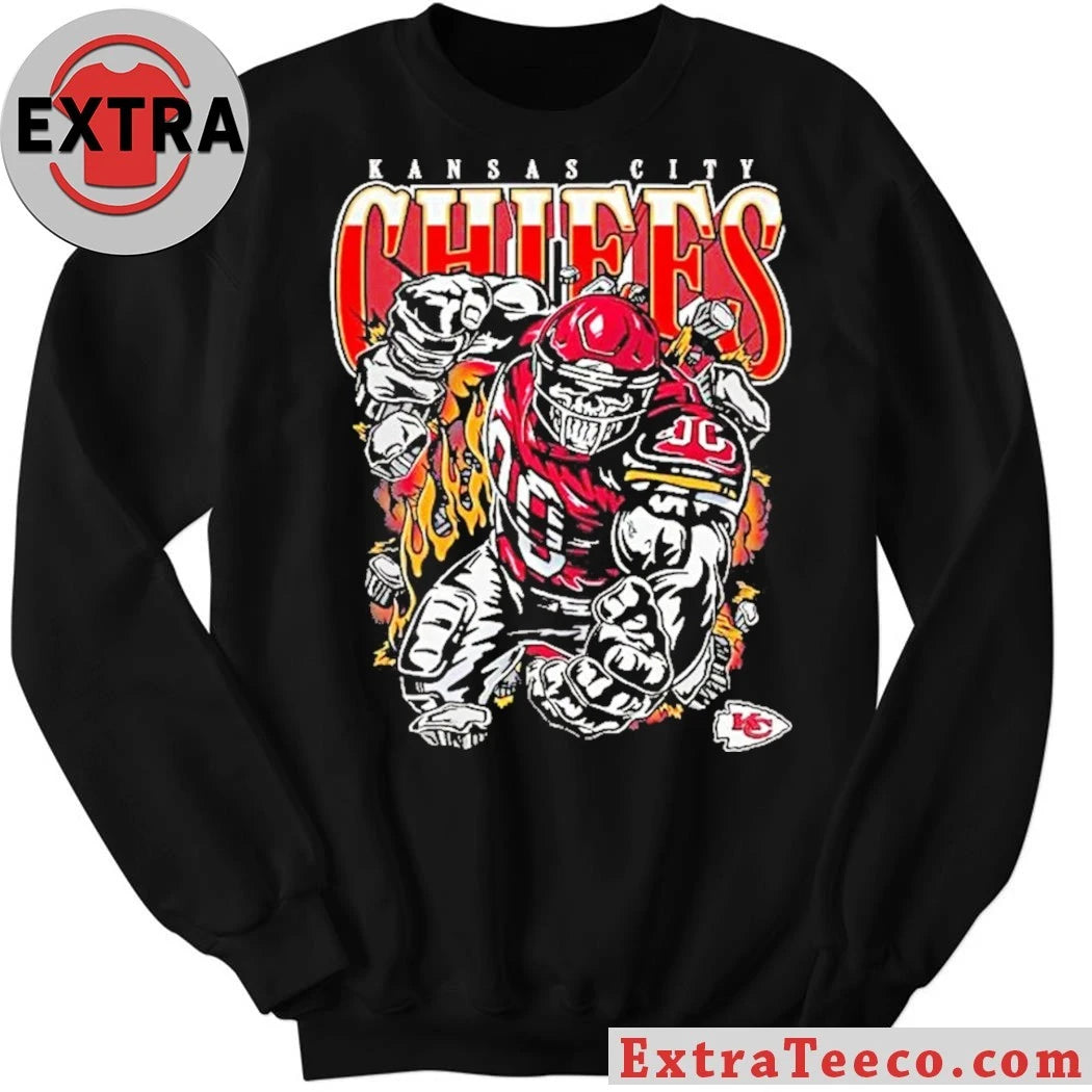 Official Kansas City Chiefs Pass Rush Tri-Blend by Fanatics Logo Shirt