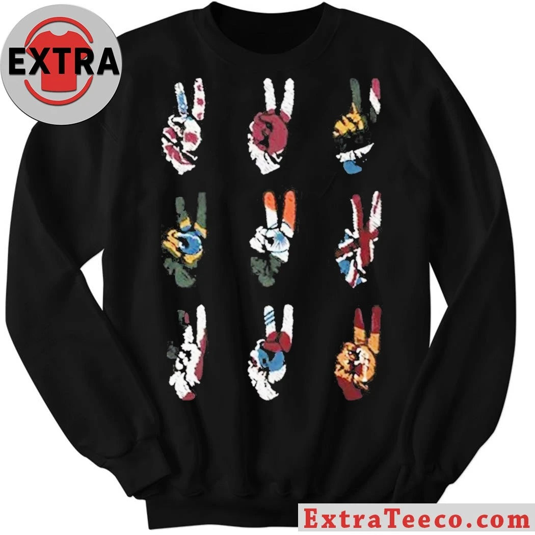 Official Multi Peace Hand by John Varvatos Shirt
