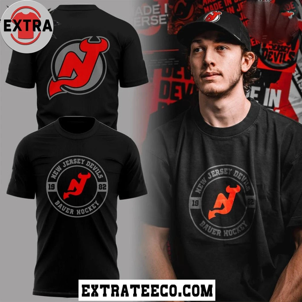 Official New Jersey Devils Bauer Hockey 1982 Shirts
