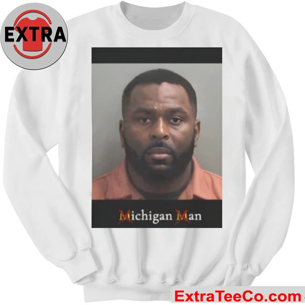 Official Sherrone Moore Mugshot Michigan Wolverines Coach Michigan Man Shirt