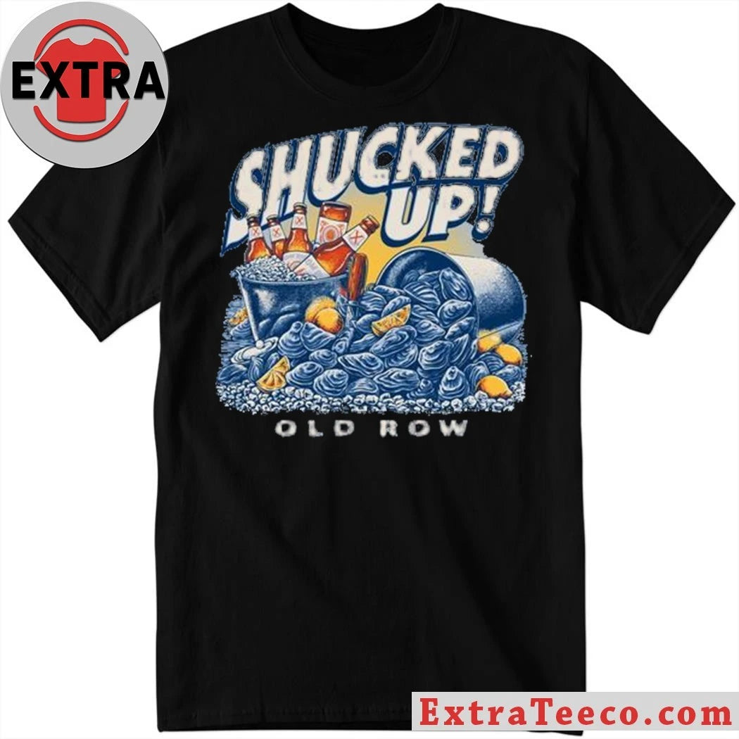 Official Shucked Up Fresh oysters, lemon and a bucket of cold beer Shirt