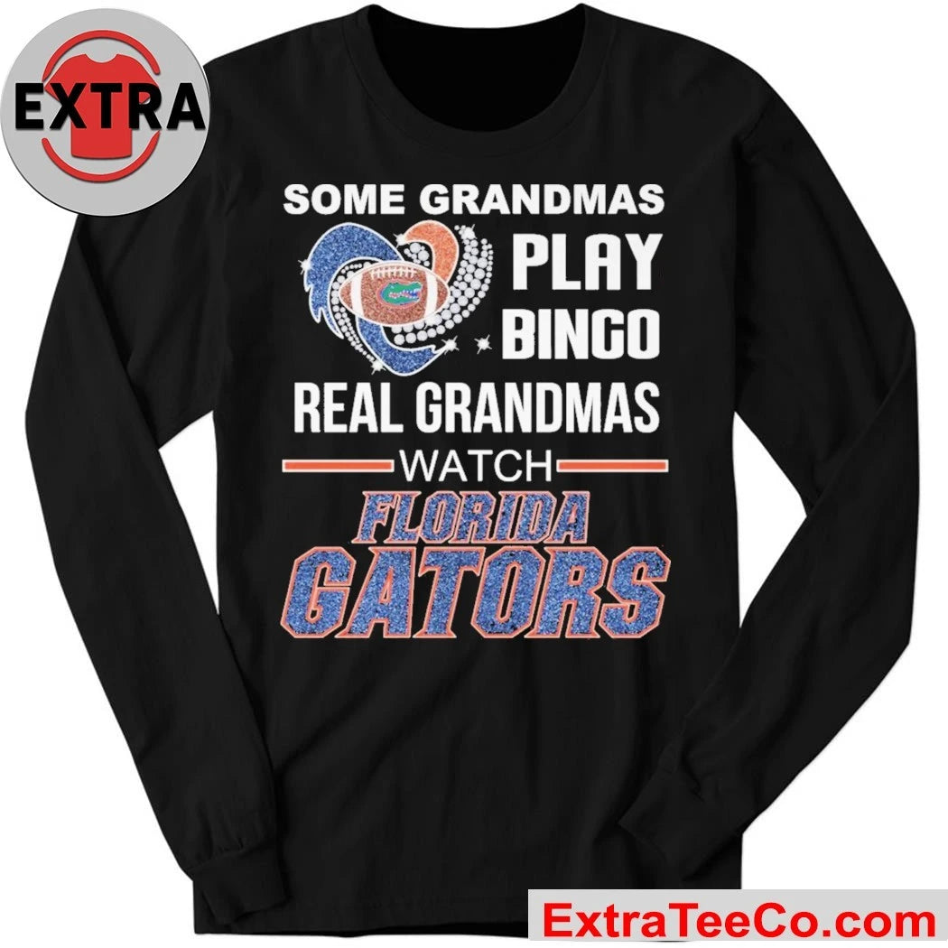 Official Some Grandmas Play Bingo Real Grandmas Watch Florida Gators 2025 Logo Unisex T-shirt