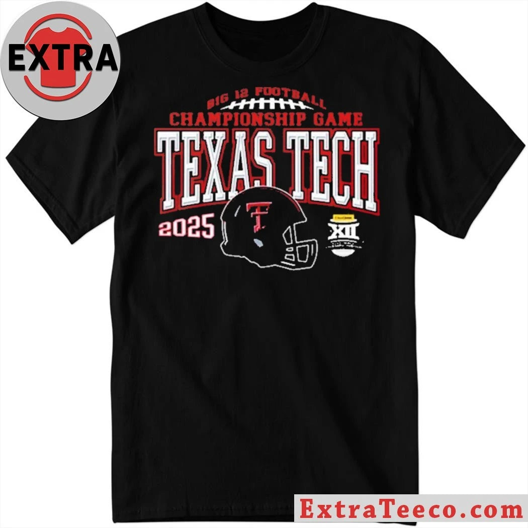 Official Texas Tech Red Raiders football team to compete in the Big 12 Football Championship Game in 2025 T-Shirt