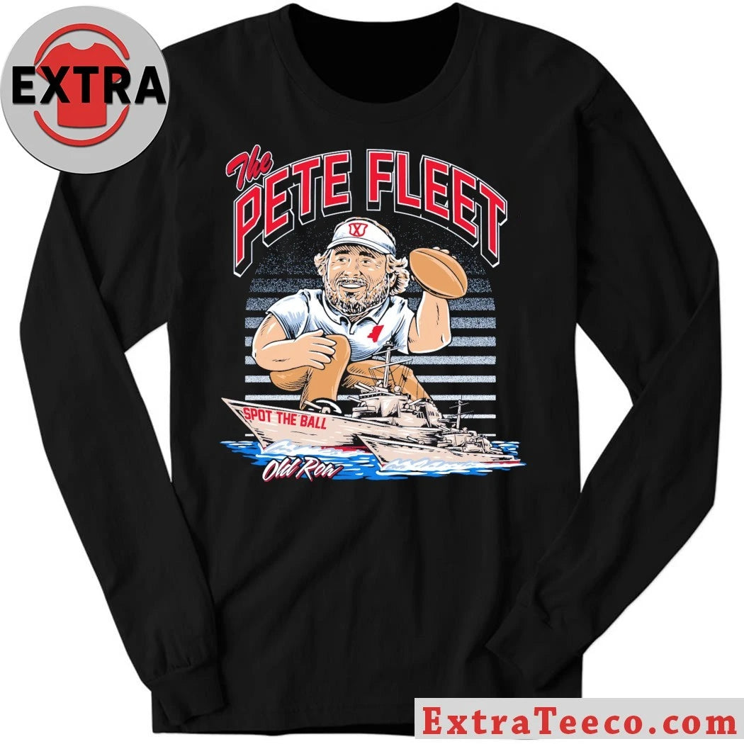 Official The Pete Fleet Spot The Ball Old Row Shirt