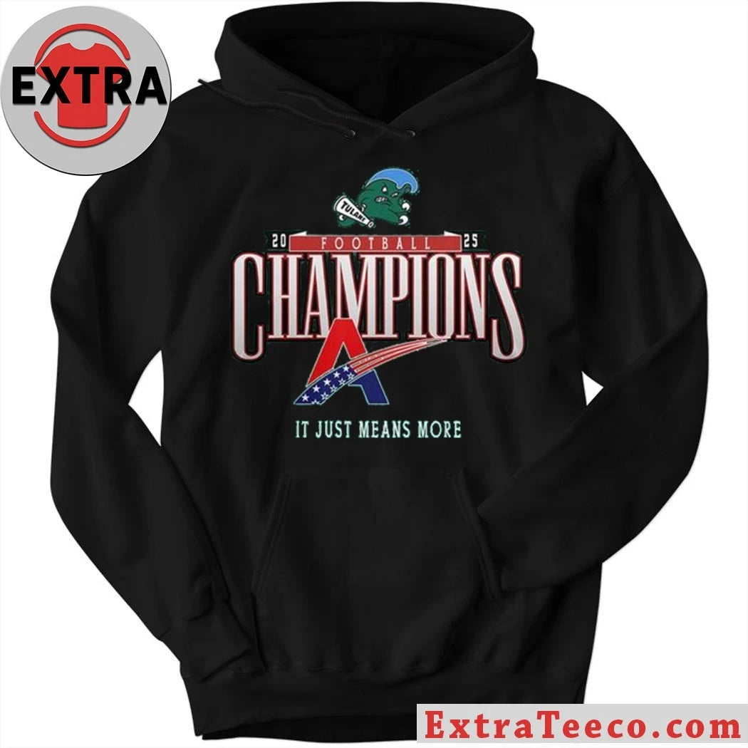 Official Tulane Green Wave American Conference Champions 2025 Football Shirt