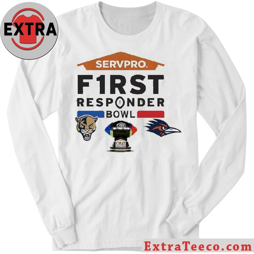 Original First Responder Bowl UTSA Roadrunners Vs FIU Panthers Bowl Season College Football 2025 2026 Logo Shirt