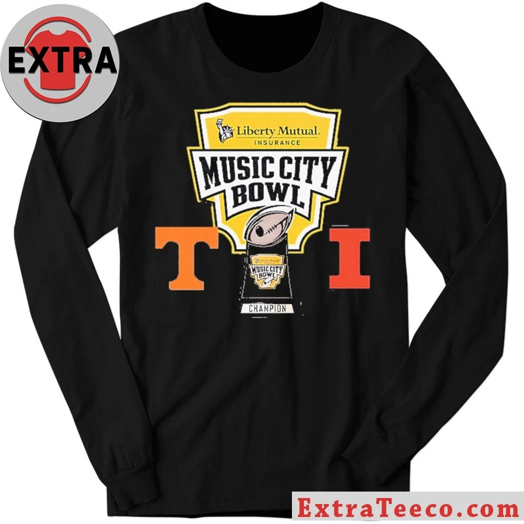 Original Liberty Mutual Music City Bowl Illinois Fighting Illini Vs Tennessee Volunteers Bowl Season College Football 2025 2026 Logo Shirt