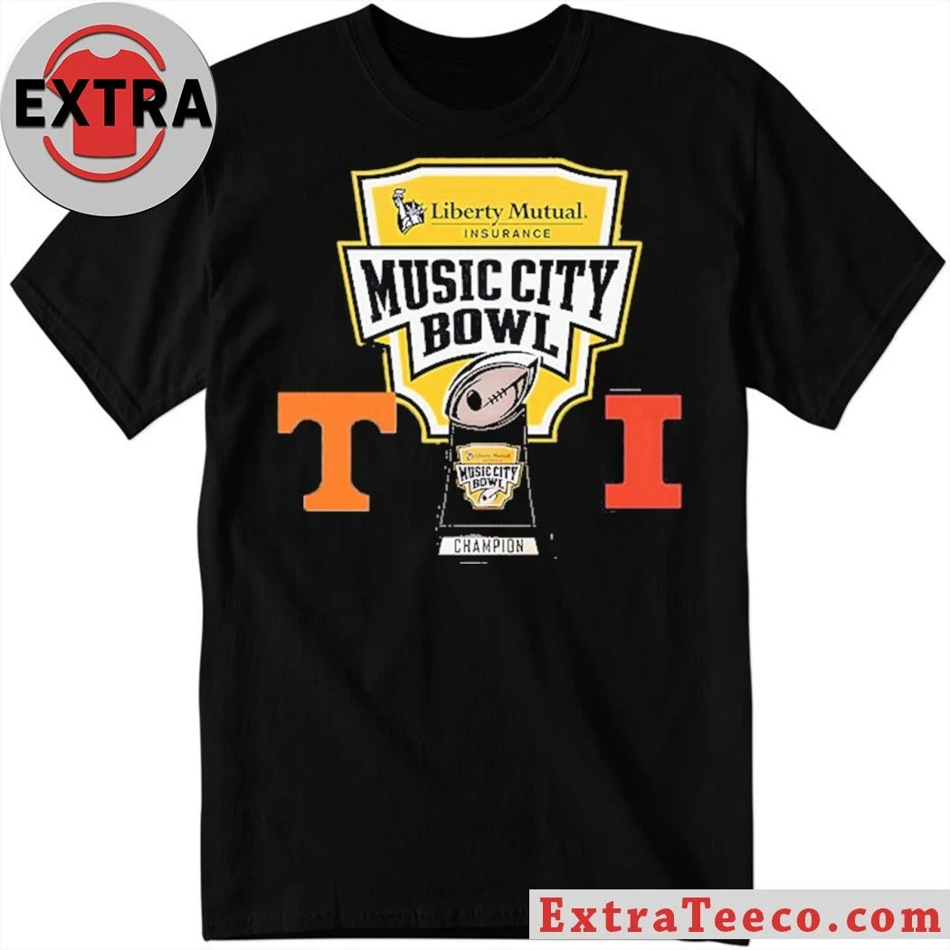 Original Liberty Mutual Music City Bowl Illinois Fighting Illini Vs Tennessee Volunteers Bowl Season College Football 2025 2026 Logo Shirt
