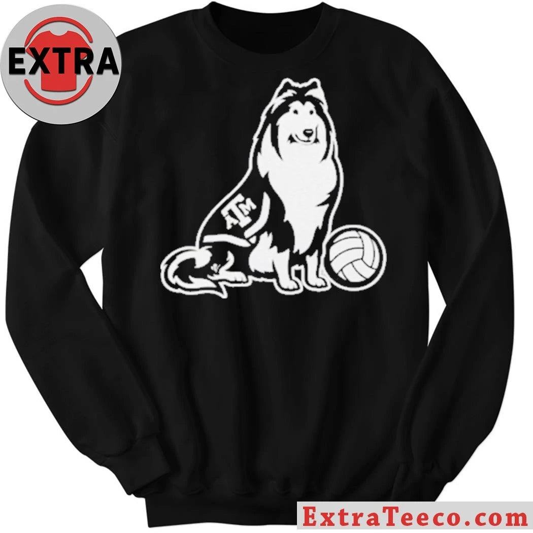 Original Logan Lednicky Texas A&amp;M Aggie Reveille Collie Logo T-Shirt