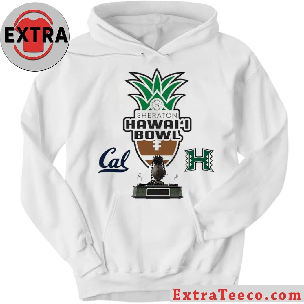 Original Sheraton Hawaii Bowl Hawaii Rainbow Warriors Versus California Golden Bears Bowl Season College Football 2025 2026 Logo Shirt