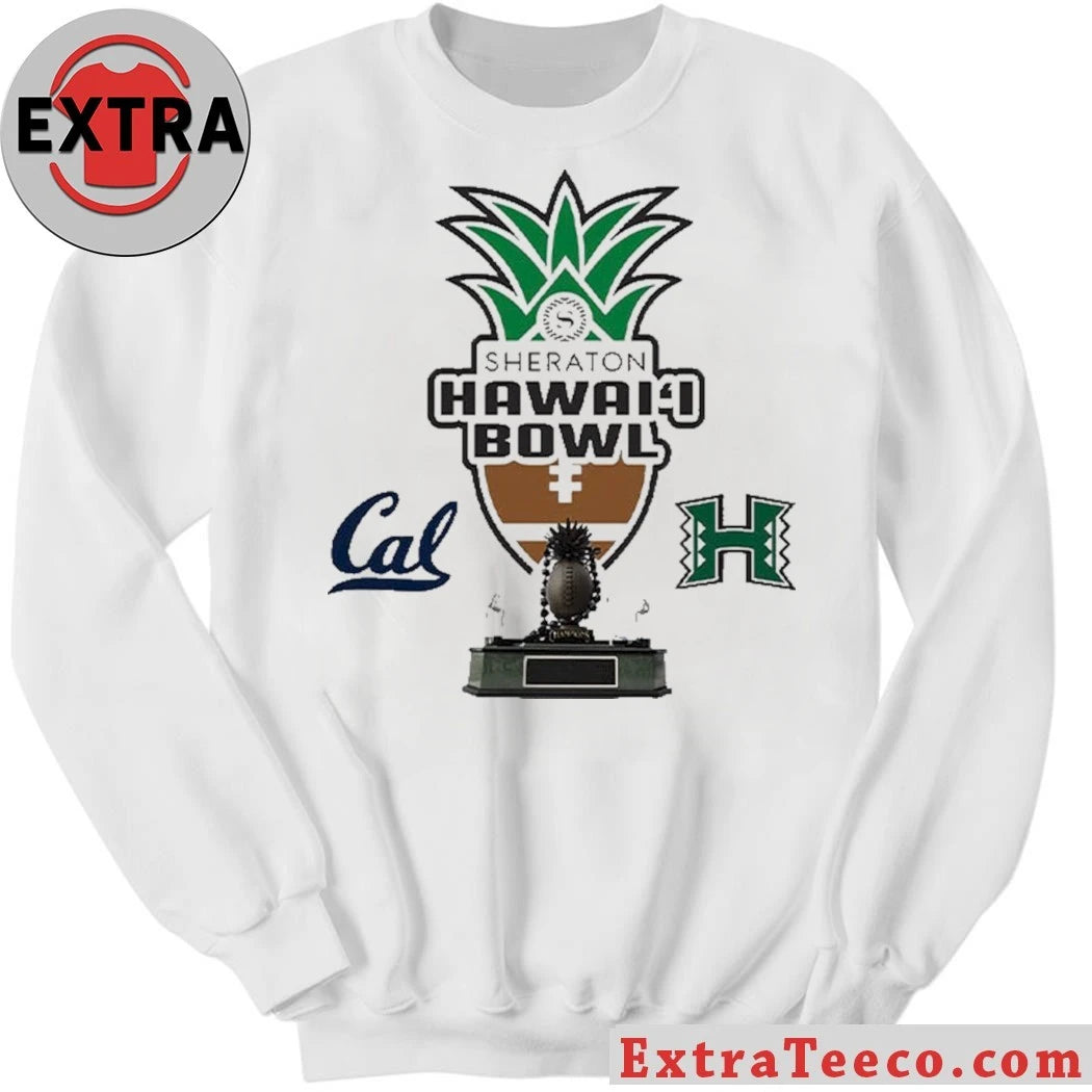 Original Sheraton Hawaii Bowl Hawaii Rainbow Warriors Versus California Golden Bears Bowl Season College Football 2025 2026 Logo Shirt
