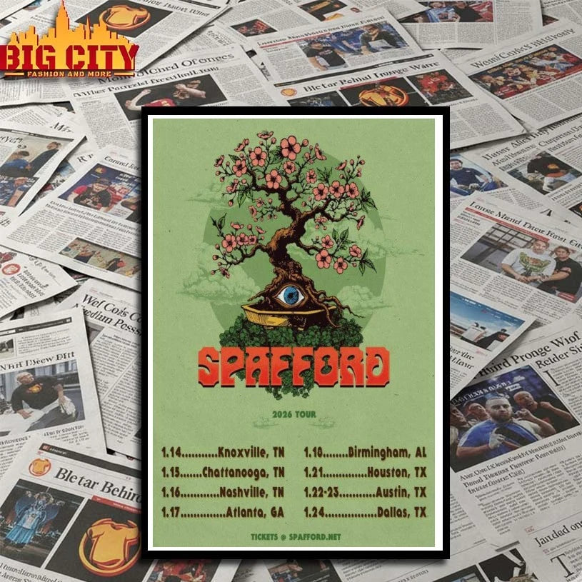 Original Spafford 2026 New Poster Shirts