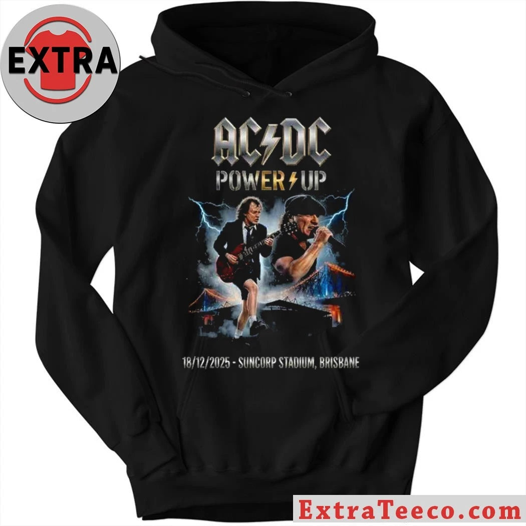 Original The AC DC PWR UP 2025 tour event in Brisbane, Australia a performance by the legendary rock band at Suncorp Stadium on December 14th and 18th, 2025 Shirt