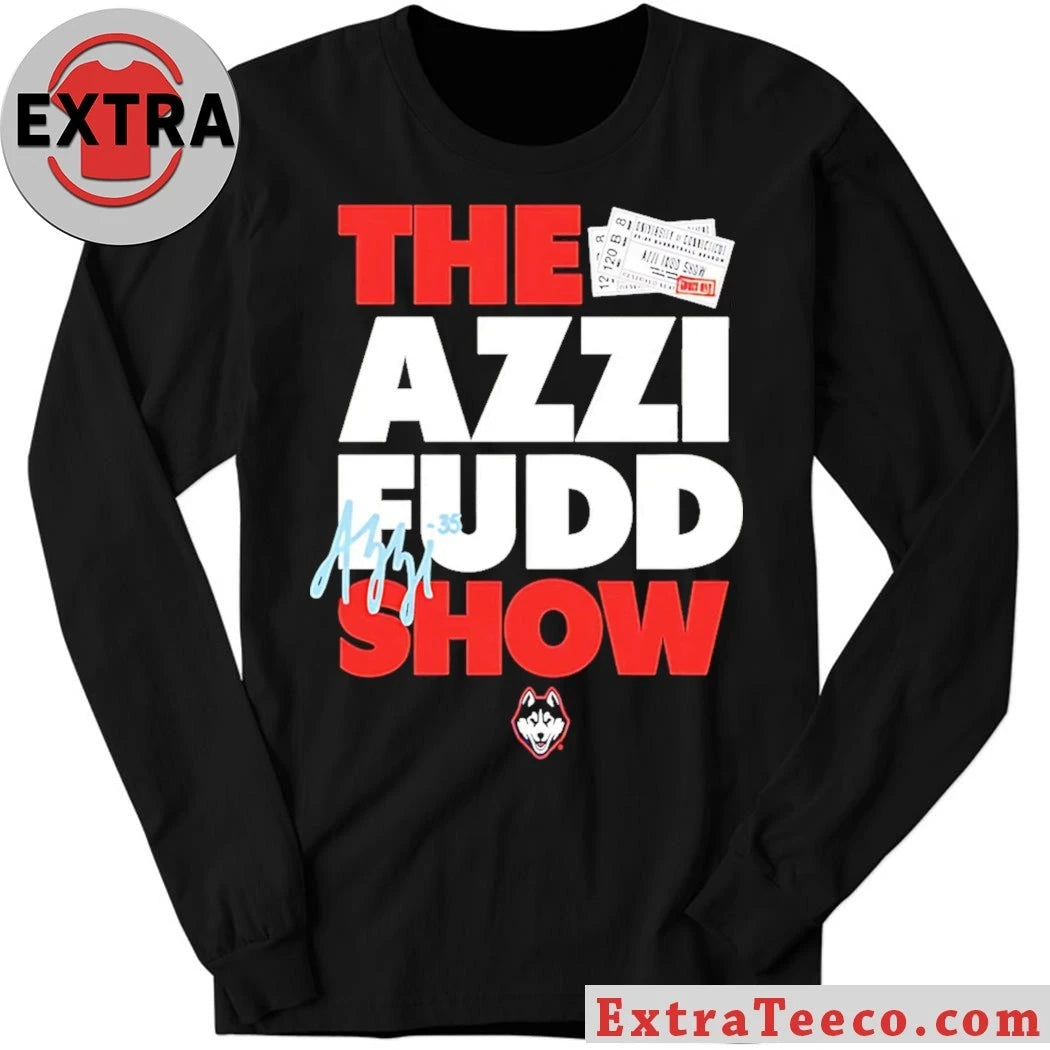 Original The Azzi Fudd Show and the UConn Huskies Basketball Team Logo Shirt