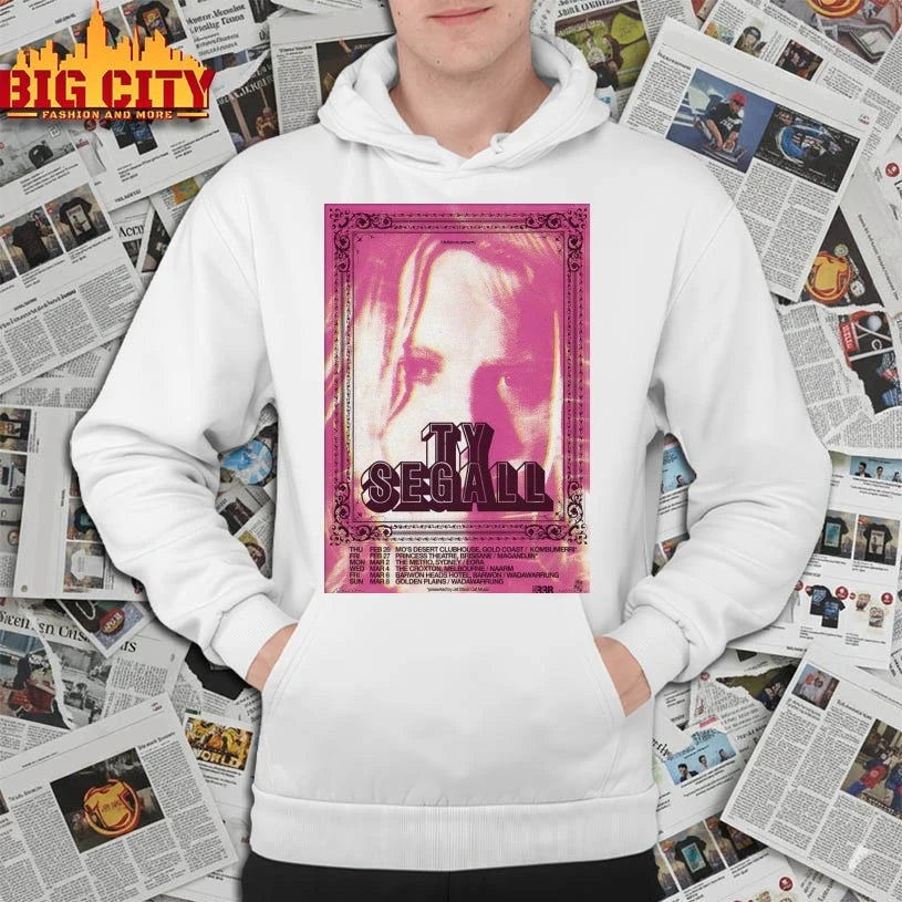 Original Ty Segall AUS 2026 Tour Poster shirts
