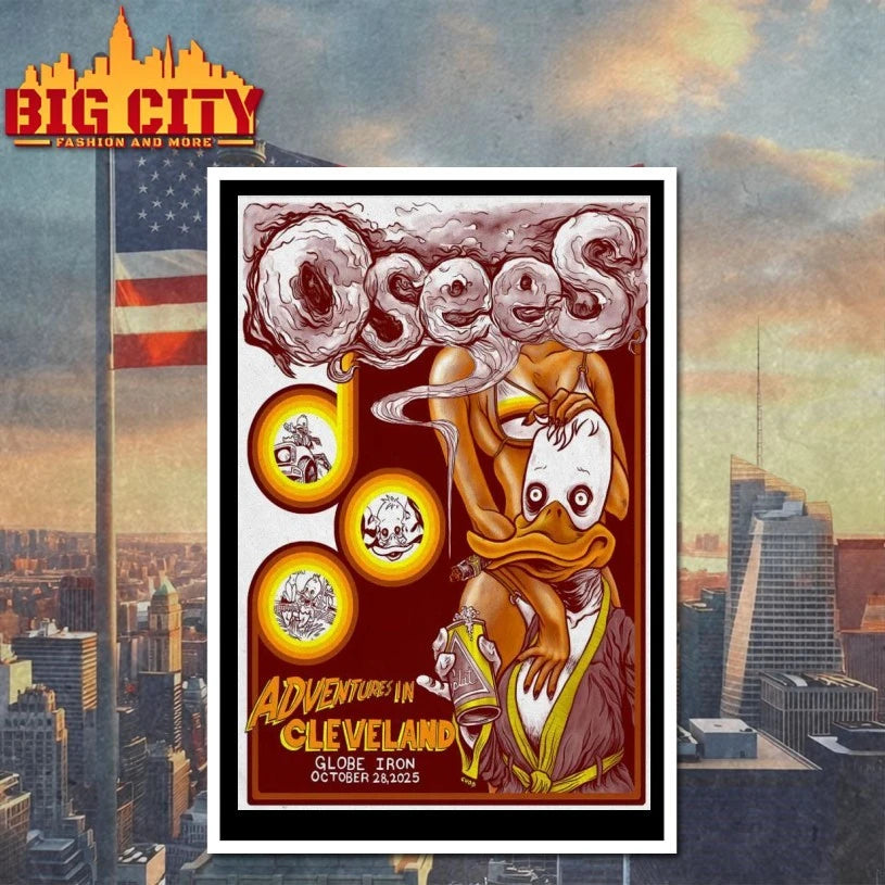 Osees Oct 28 2025 Cleveland Event Poster Shirt
