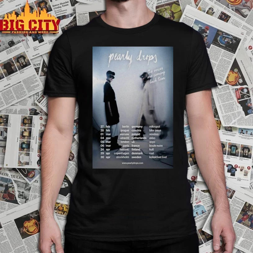 Pearly Drops The Voices Are Coming Back 2026 Tour Poster Shirts