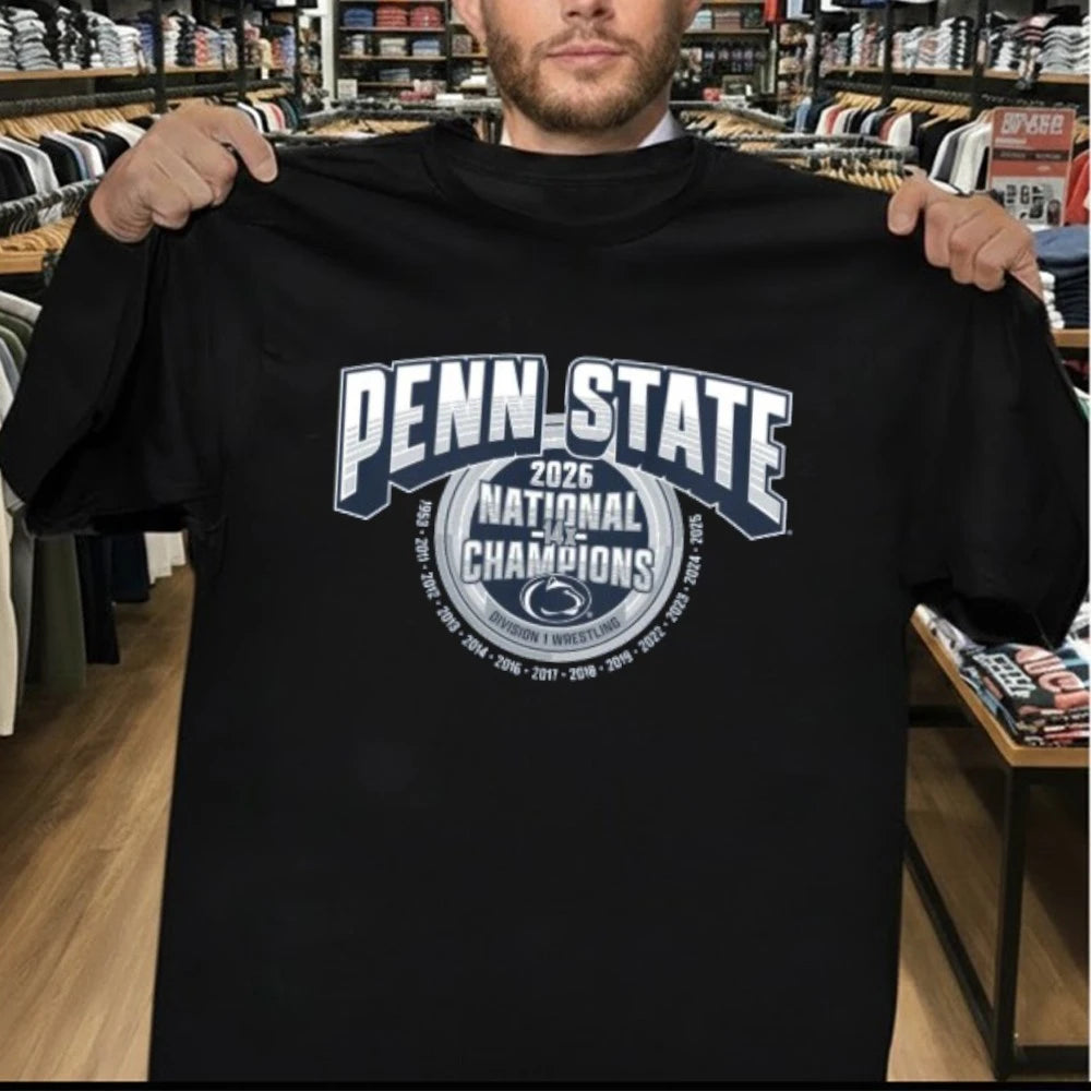 Penn State 2026 Wrestling National Champs Shirt