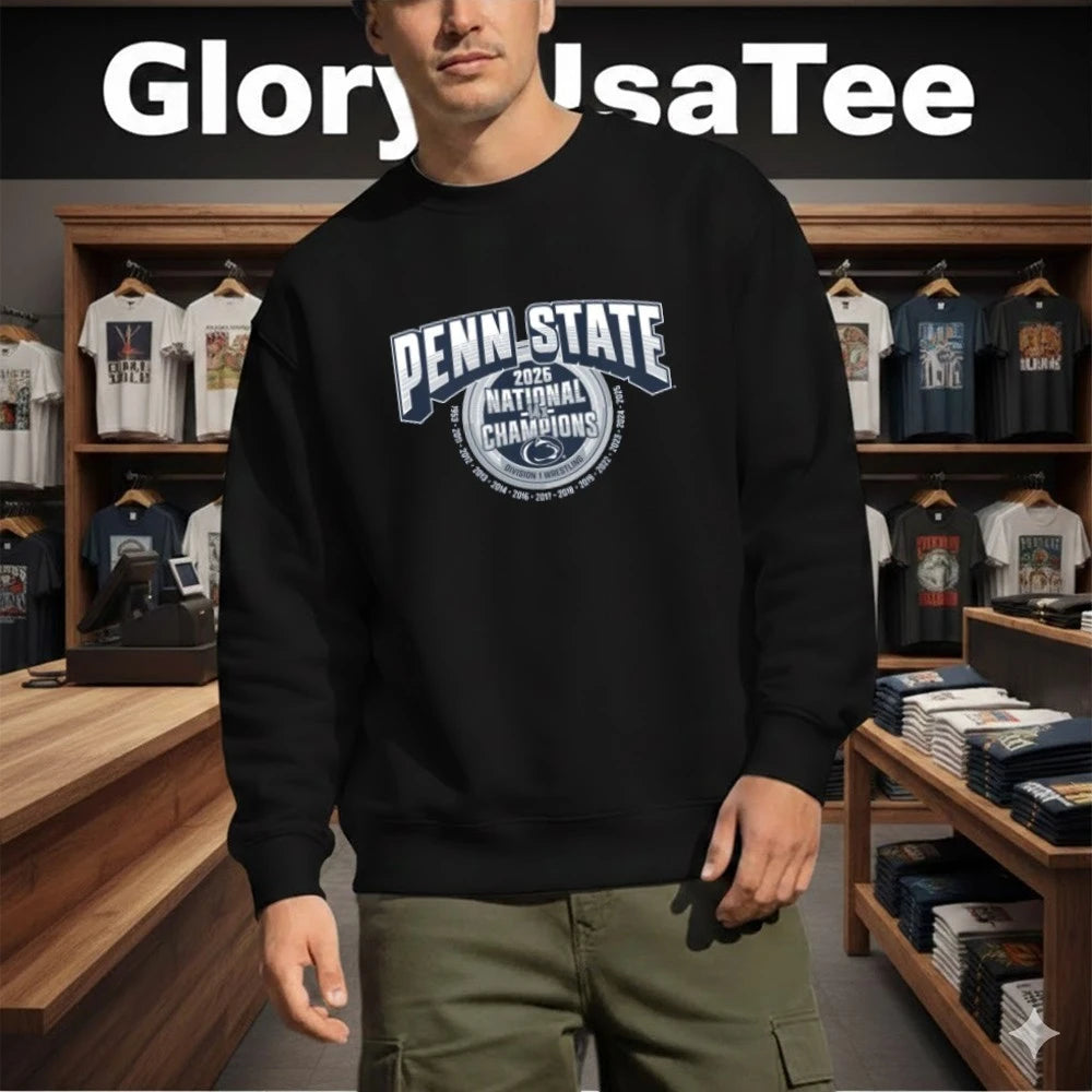 Penn State 2026 Wrestling National Champs Shirt