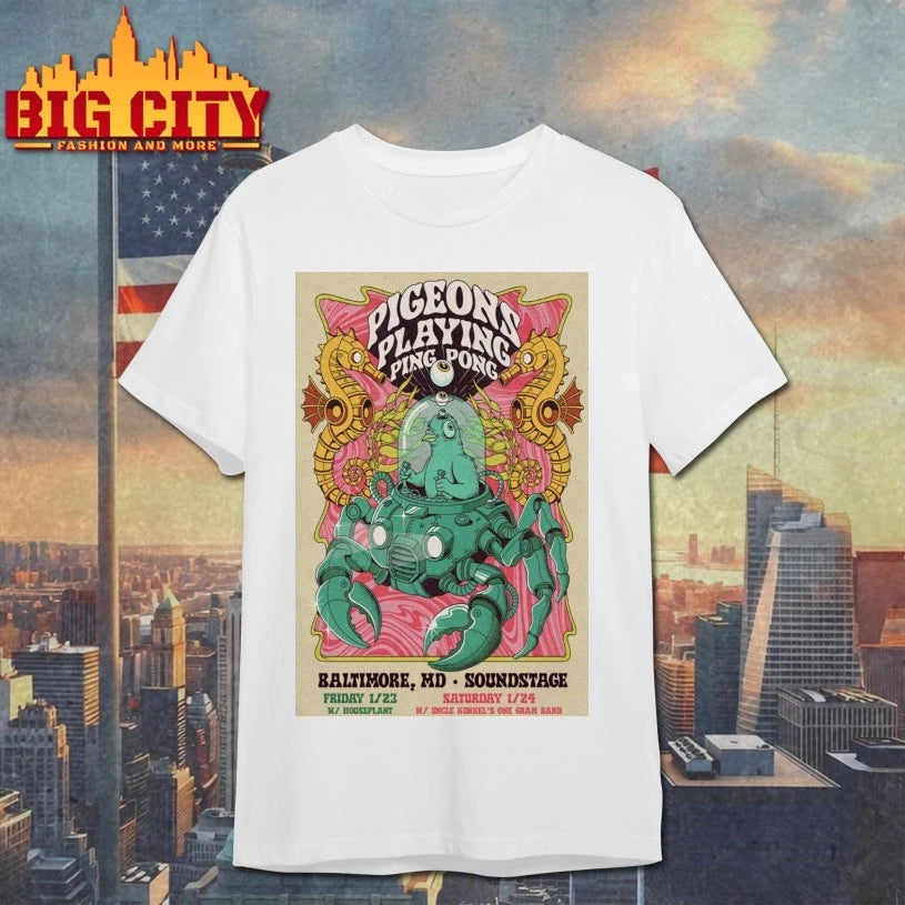 Pigeons Playing Ping Pong Fall Tour 2026 Baltimore Soundstage Poster Shirt