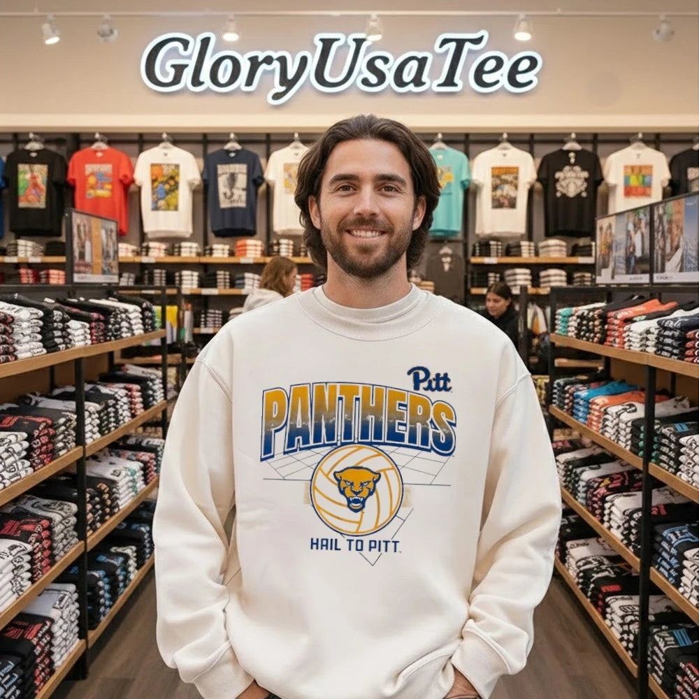 Pitt Panthers Volleyball Grid Hail To Pitt Shirt
