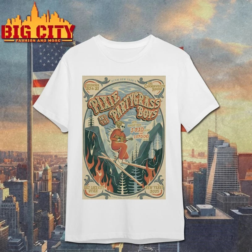 Pixie and The Partygrass Boys Dec 30-31 2025 Salt Lake City UT Poster Shirt