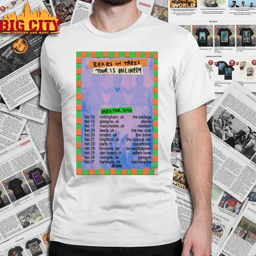 Premium Bears In Trees Tour UK EU 2026 Poster Shirts