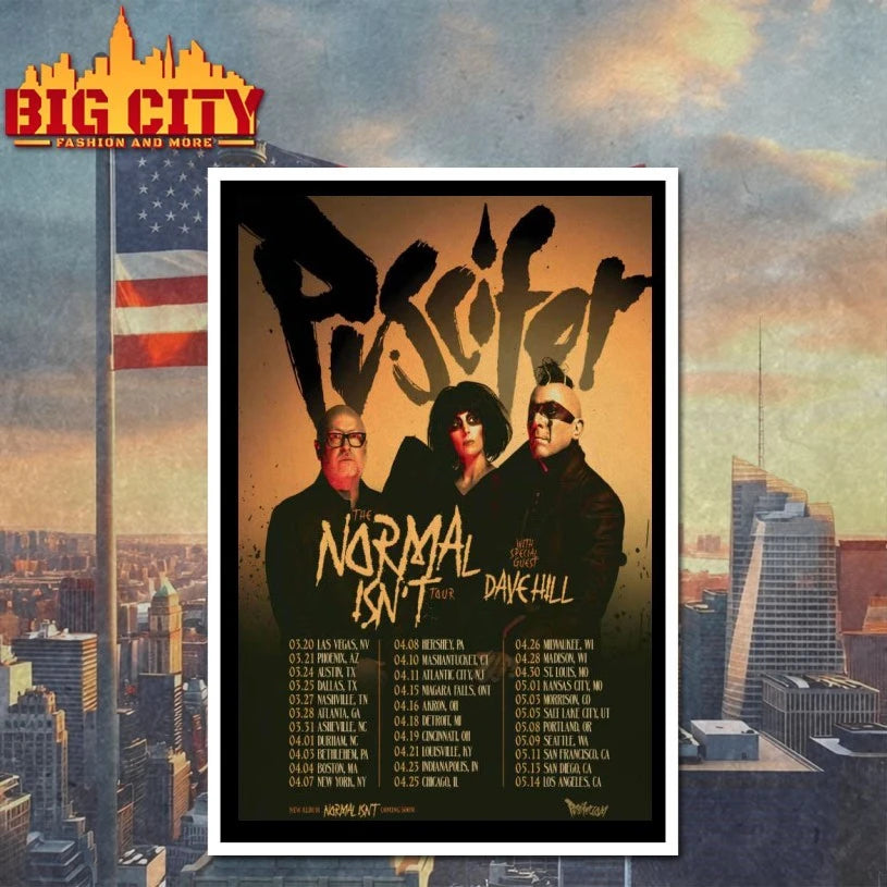 Puscifer North American Tour This Spring 2026 Poster shirts