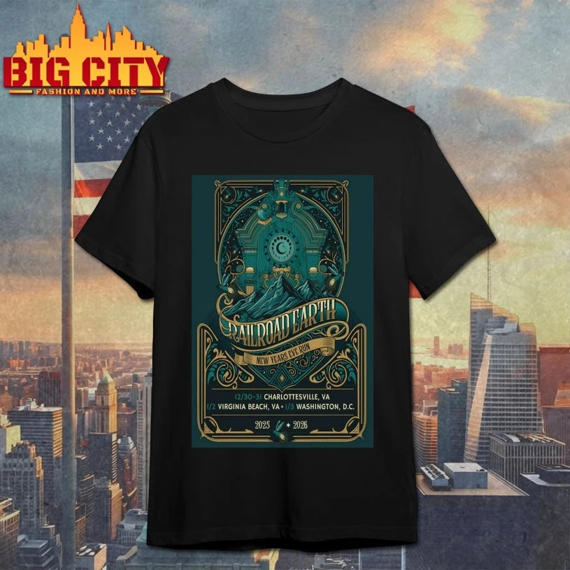 Railroad Earth 1.3.2026 Washington D.C Poster shirt