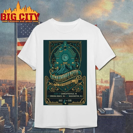 Railroad Earth Tour 2025 2026 Poster shirt