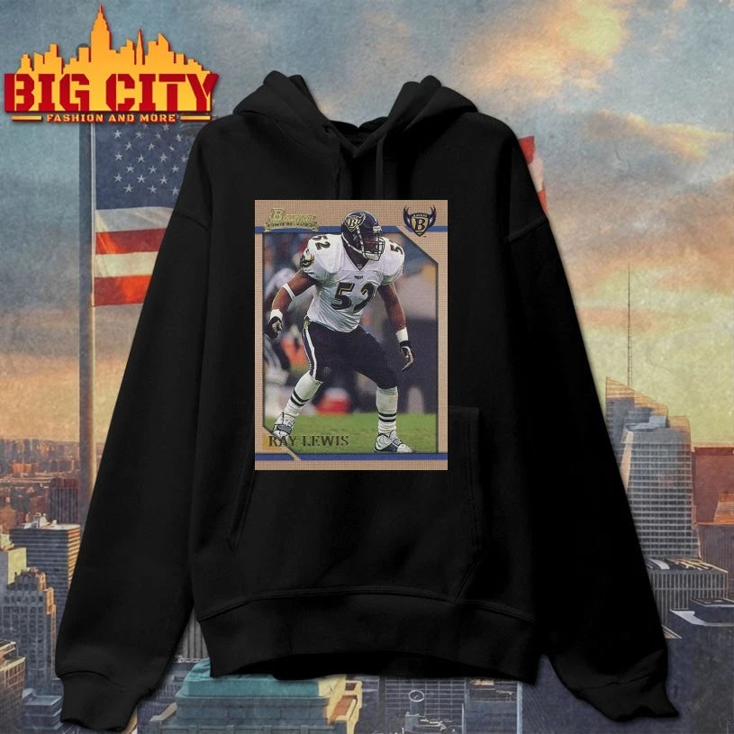 Ray Lewis Bowman Rookue Card Baltimore Ravens Shirt