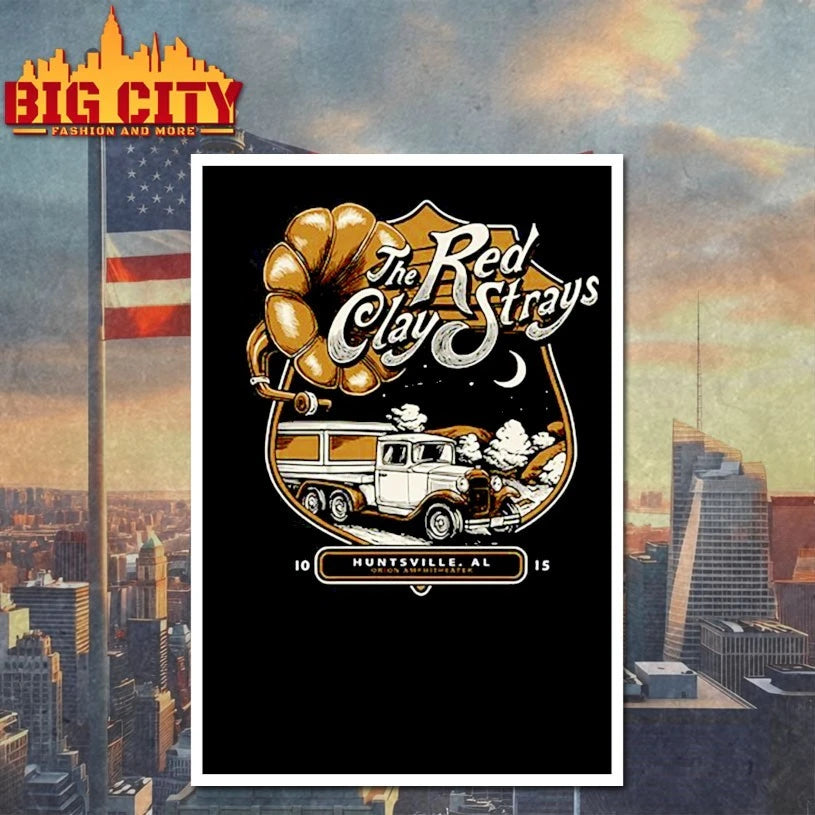 Red Clay Strays Tour Huntsville AL 2025 Shirt