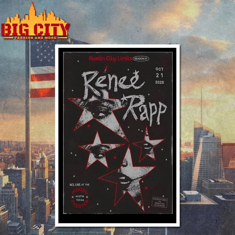 Renee Rapp Oct 21 2025 Moddy Theater in Austin TX Poster Shirt