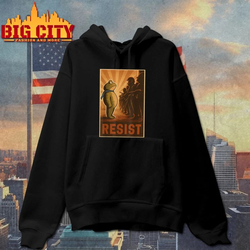 Resist Portland Frog Protest Vintage Shirt