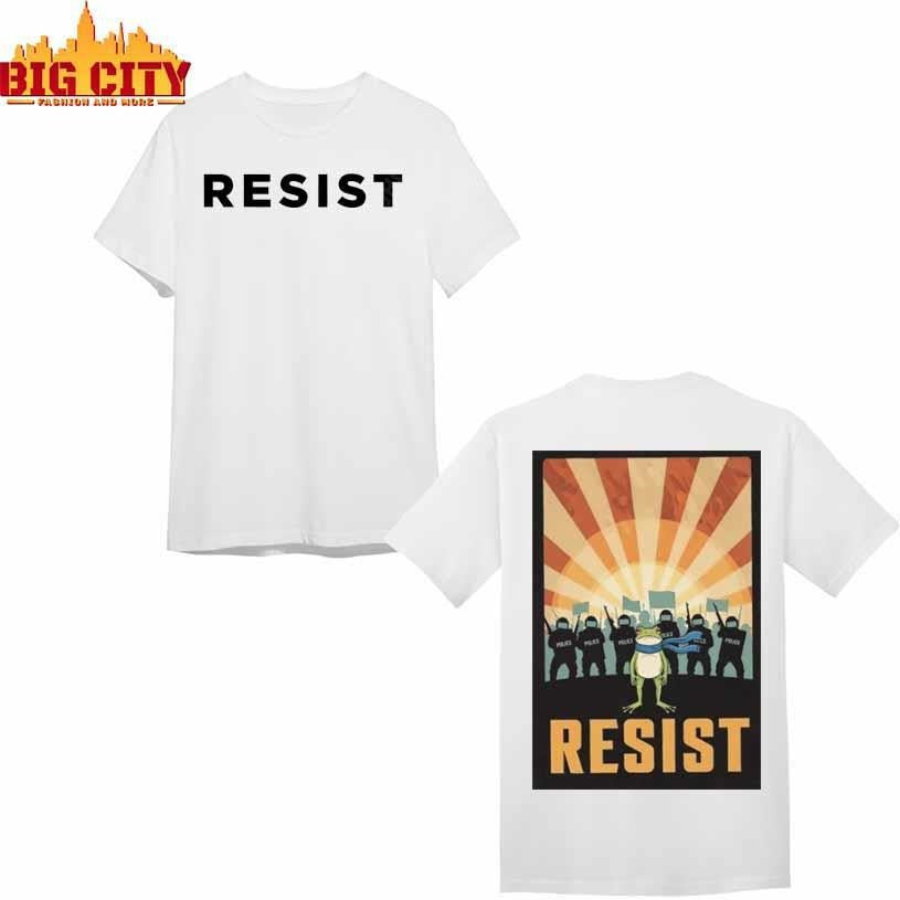 Resist Portland Frog Resist I Stand With Frog Protest 2025 Shirt