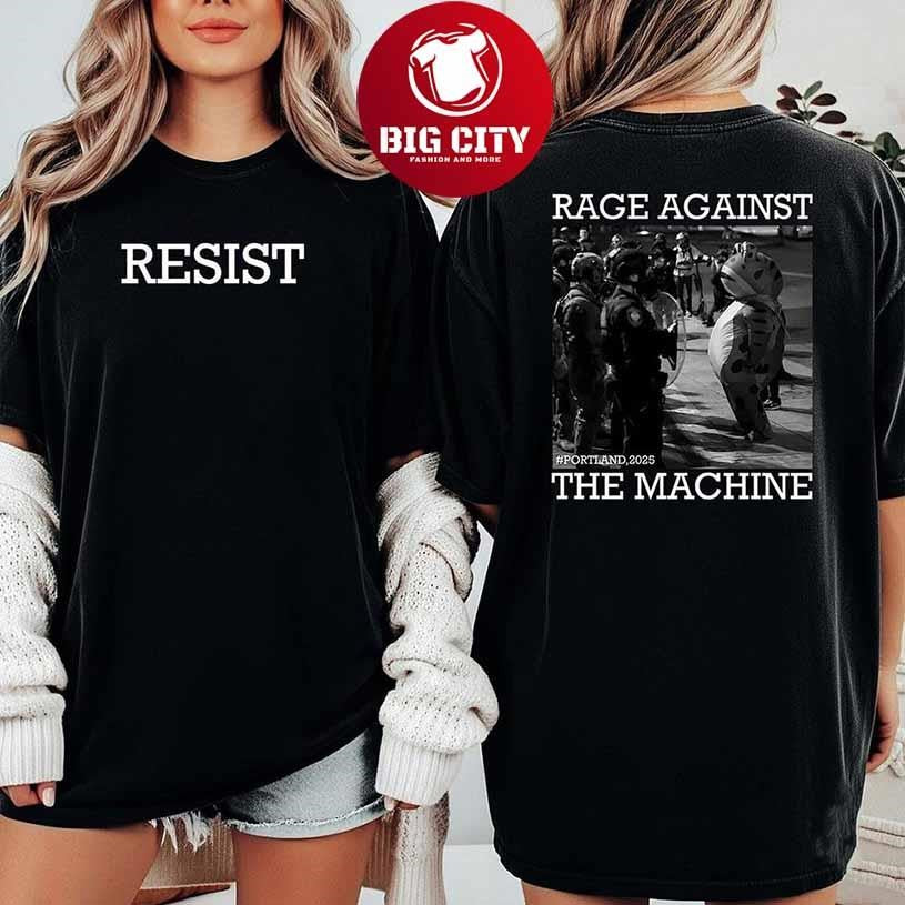 Resist Rage Against The Machine Portland 2025 Shirt