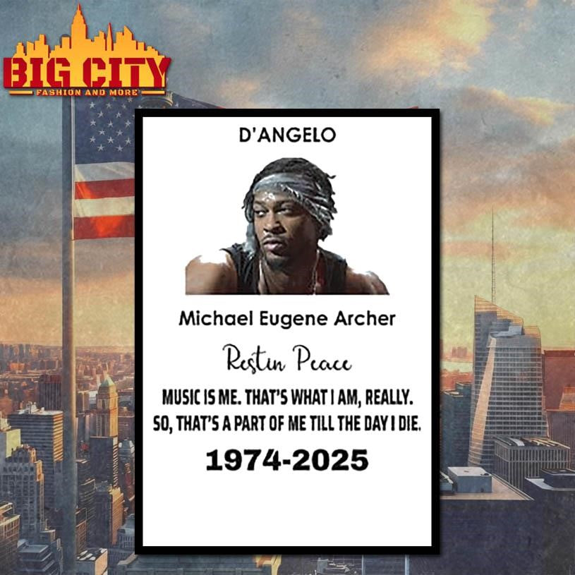 Rip D’Angelo Micheal Eugene Archer 1974-2025 Shirt