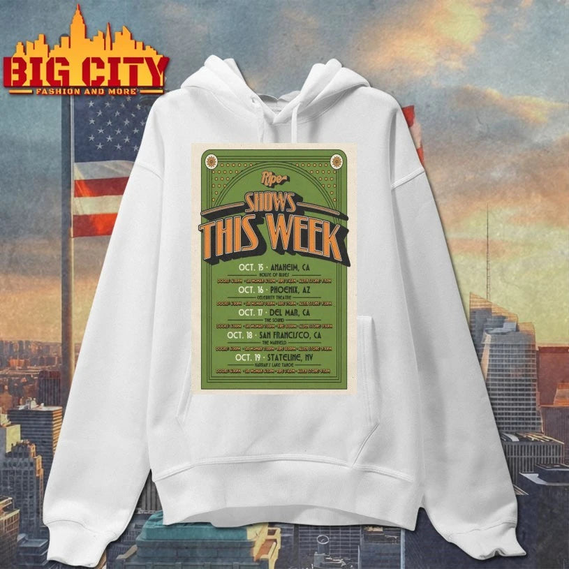 Ripe Shows This Week October 2025 Poster shirt