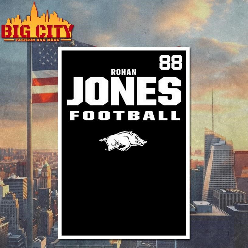 Rohan Jones Arkansas Razorbacks Shirt