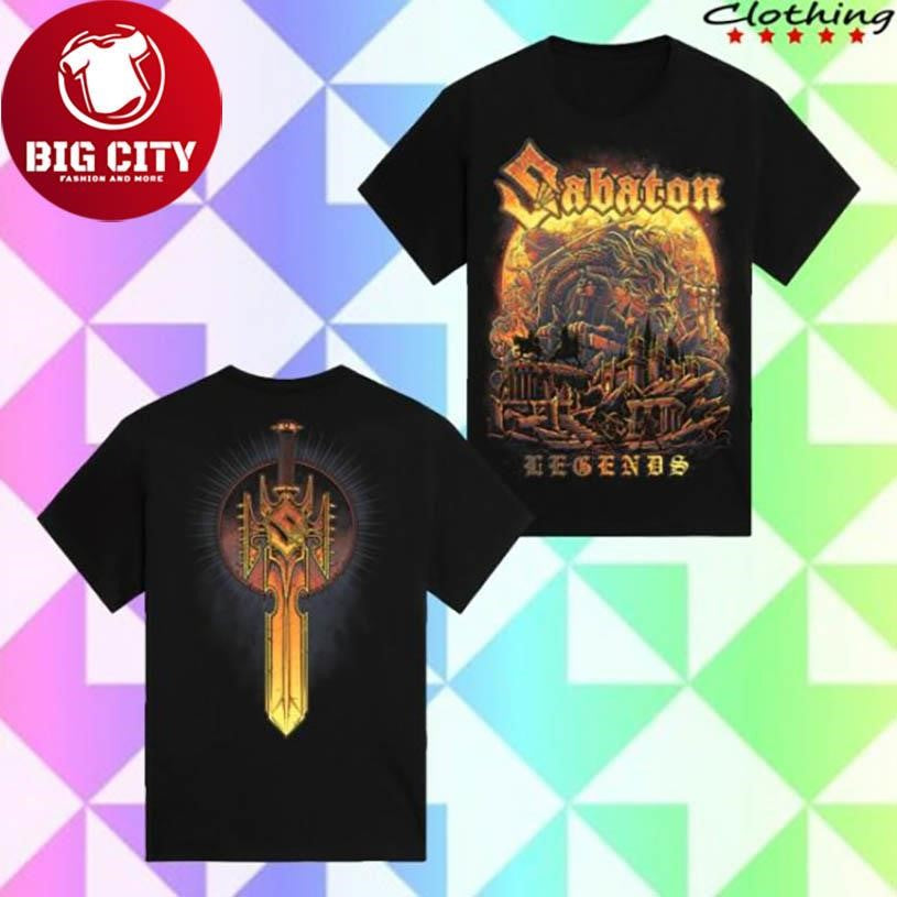 Sabaton Legends Reborn 2025 New Two Sided Shirt