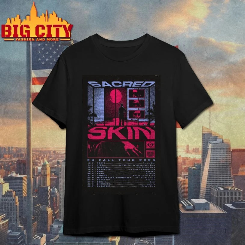 Sacred Skin US Fall Tour 2025 Poster shirt