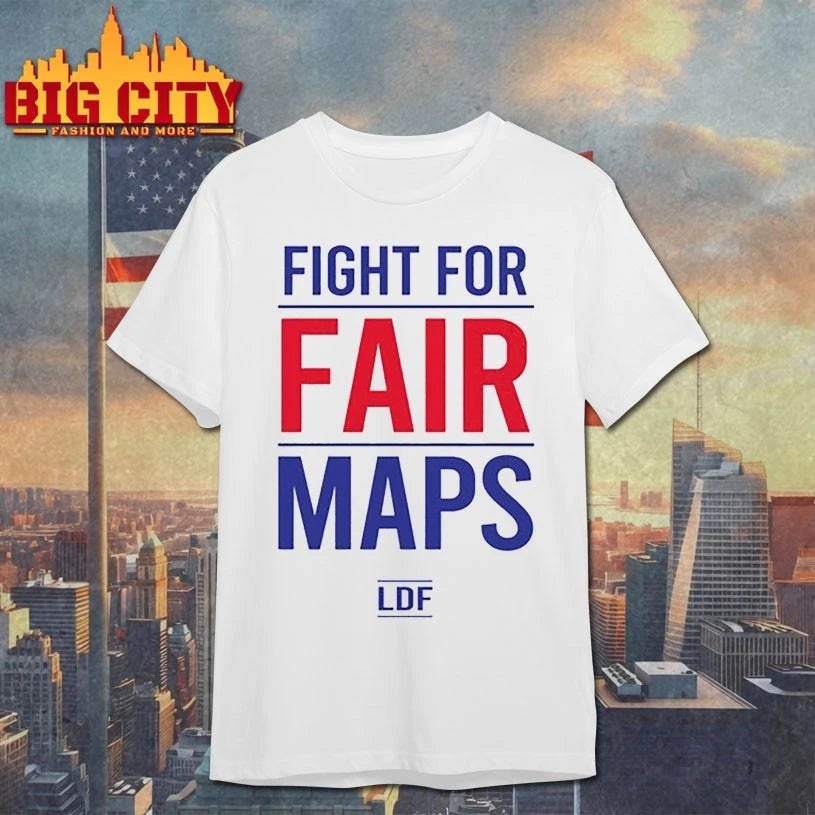 Samuel Jackson Wearing Fight For Fair Maps shirt