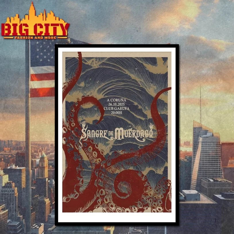 Sangre de Muérdago Oct 26 2025 A Coruña Spain Poster Shirt